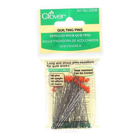 Image of Clover Long Fine Quilting Pins