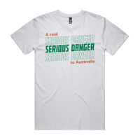 Serious Danger t-shirt -white
