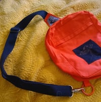 Image 4 of Bright Orange Mushroom with Pumpkin lining