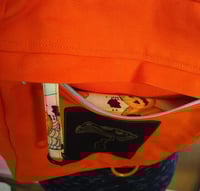 Image 2 of Bright Orange Mushroom with Pumpkin lining