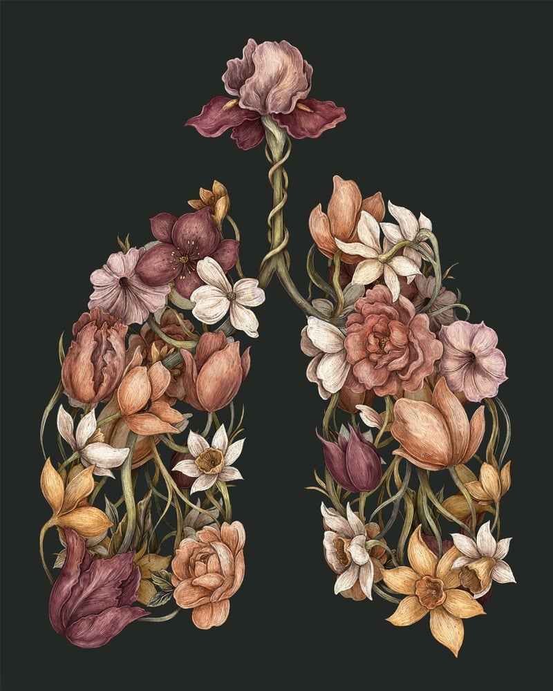 Image of Floral Lungs Print