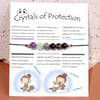  New In Natural Smooth Round Beads Crystal Bracelet
