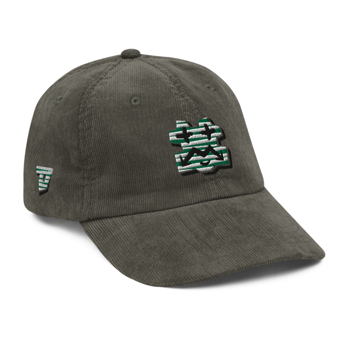 Image of aka devoyd Olive Corduroy hat