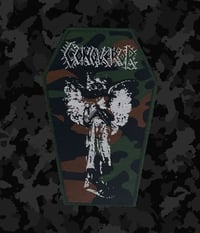 Conqueror / Casket Shaped Camo A.C.S Patch / Green Trim