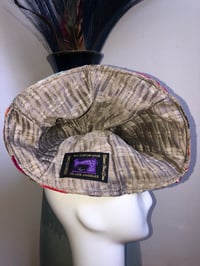 Image 5 of H.O.D. Multi Color 6 Panel Ikat Velvet Bucket Hat 