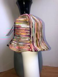 Image 4 of H.O.D. Multi Color 6 Panel Ikat Velvet Bucket Hat 