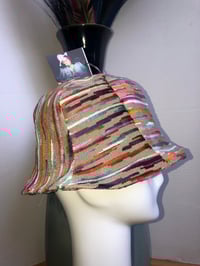 Image 2 of H.O.D. Multi Color 6 Panel Ikat Velvet Bucket Hat 