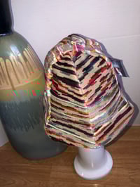 Image 3 of H.O.D. Multi Color 6 Panel Ikat Velvet Bucket Hat 