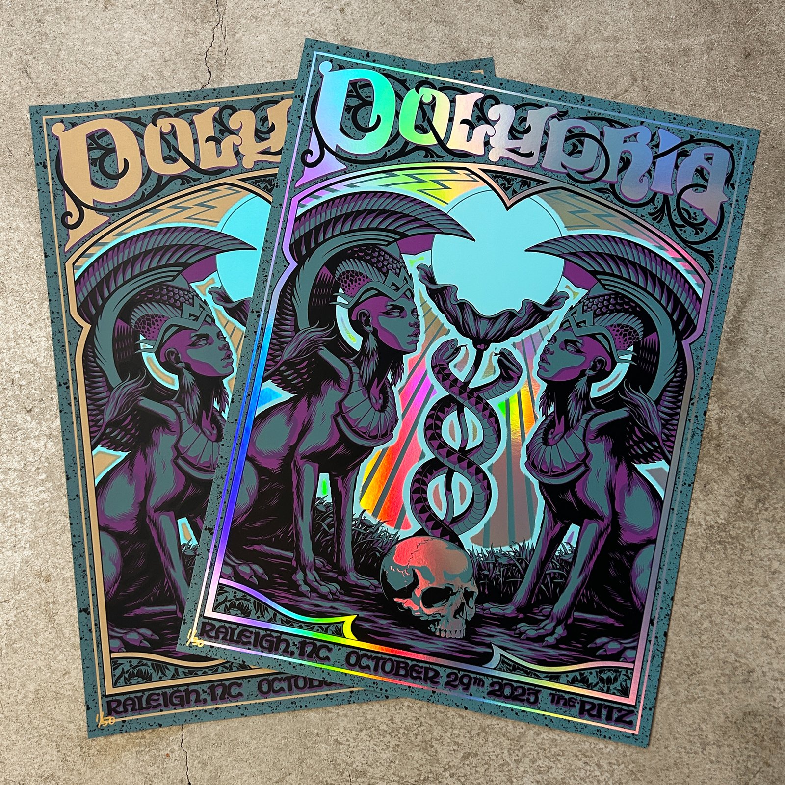 F4D Studios — Polyphia Raleigh Posters