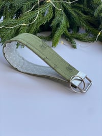 Image 2 of Deer with Antlers Fabric Key Fobs 