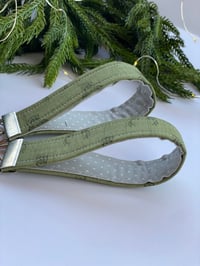 Image 3 of Deer with Antlers Fabric Key Fobs 