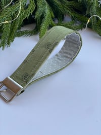 Image 1 of Deer with Antlers Fabric Key Fobs 