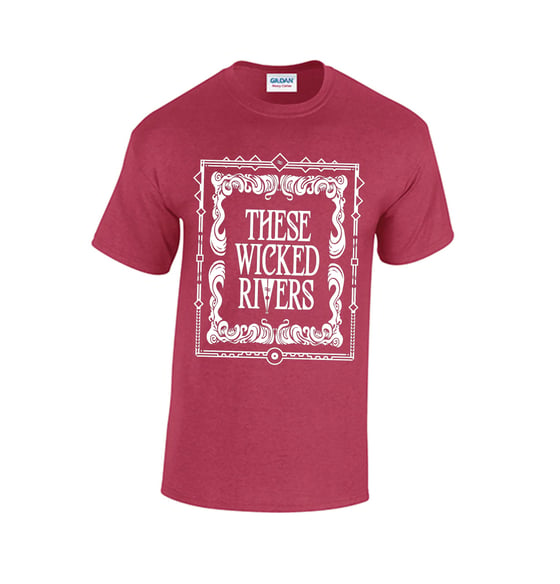 Image of These Wicked Rivers Antique Cherry Logo Tee