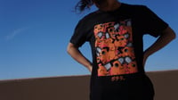 Image 1 of strange orange dog shirt