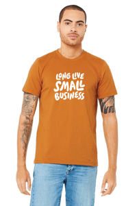 Image 3 of RTS - Long Live Small Business Tee - Toast