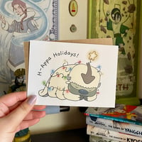 Image 2 of Sleepy Appa Holiday Card