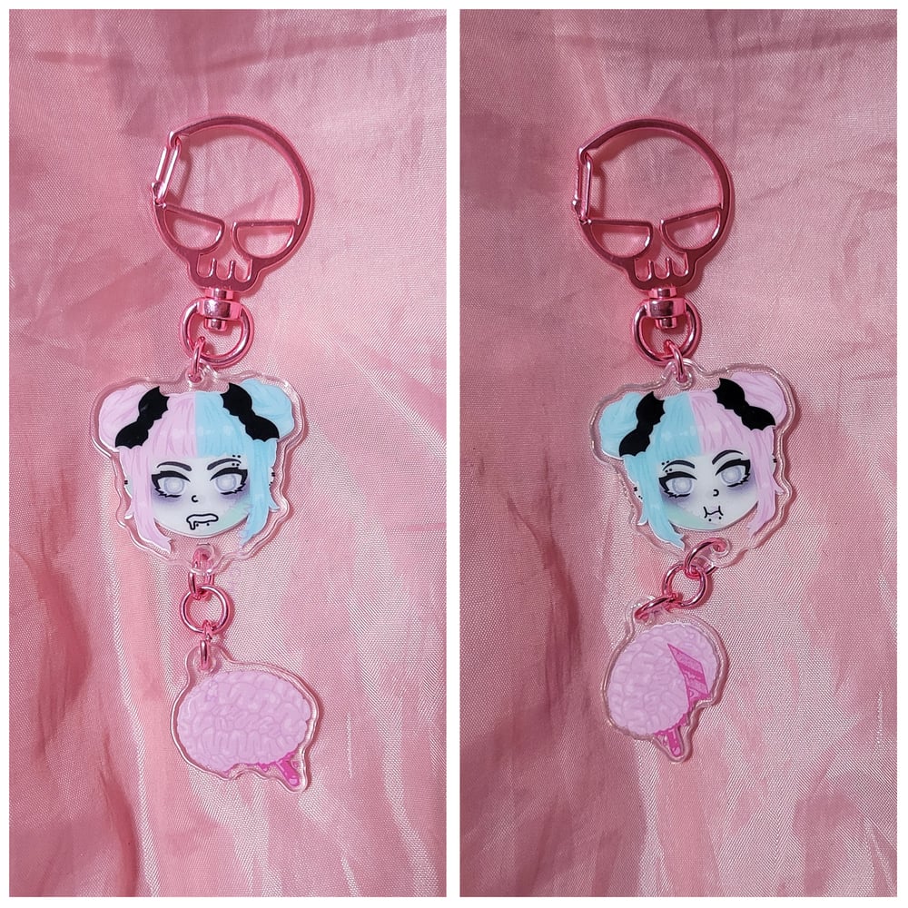 Image of Series 1 - Monster Girl Acrylic Charms - double-sided, special clasps