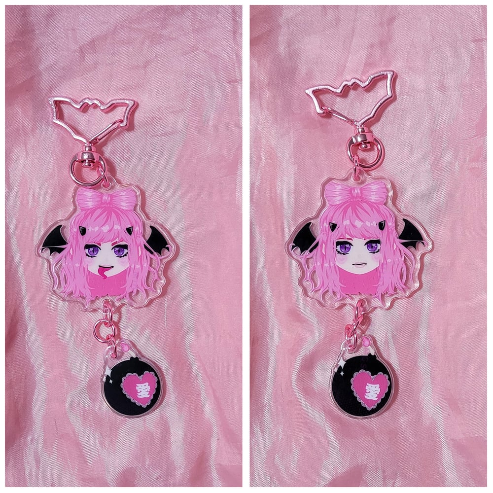 Image of Series 1 - Monster Girl Acrylic Charms - double-sided, special clasps