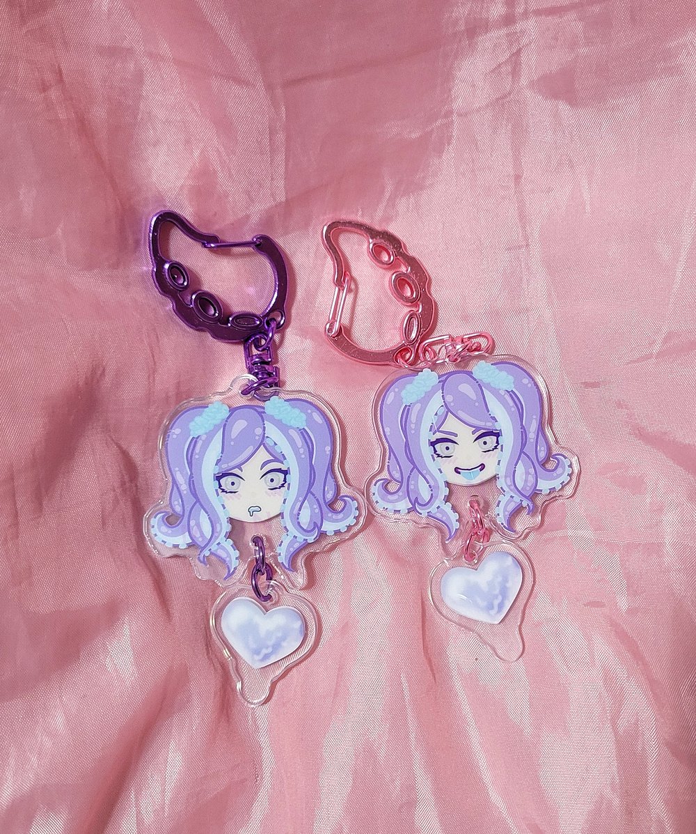 Image of Series 1 - Monster Girl Acrylic Charms - double-sided, special clasps