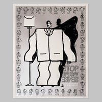 Image 1 of "Big Suit" Screenprinted Poster 16x20"