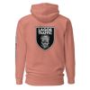 LAGOS TRAFFIC UNISEX SLAY HOODIES - BLK/WHT SHIELD