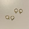 tarnish resistant hypoallergenic huggie hoops 