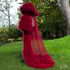 Deep Red "Lola" Dressing Gown Image 2