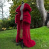 Deep Red "Lola" Dressing Gown