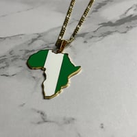 NIGERIA-AFRICAN MAP NECKLACE|PRE-ORDER