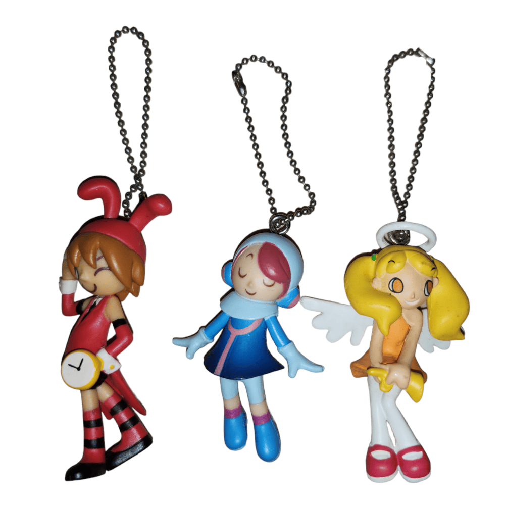 pop'n music mini figurine charms