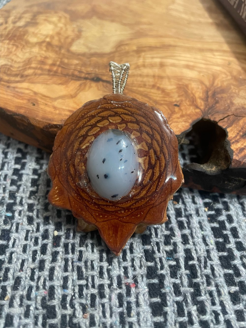 Image of Dalmatian Jasper Pendant #36