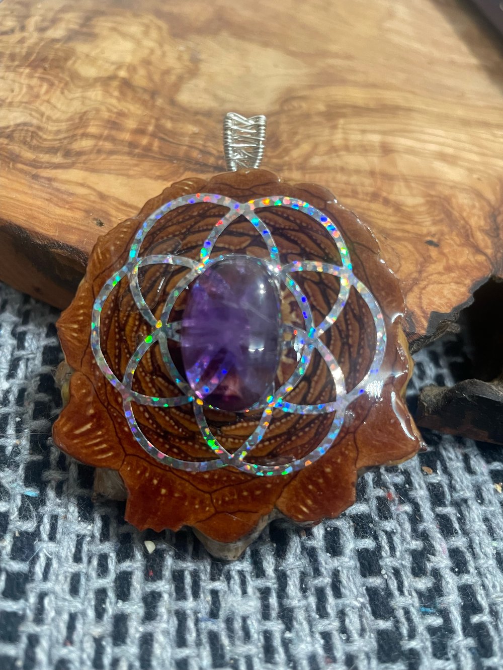 Image of Amethyst Pendant #32