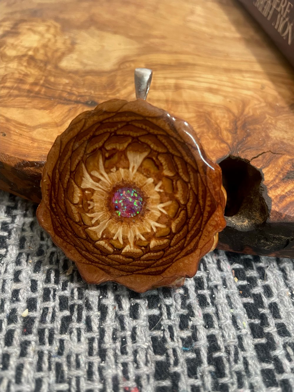 Image of Crushed Opal Pendant #23
