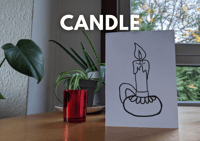 Image 1 of Christmas Cards - Candle