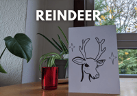 Image 1 of Christmas Cards - Reindeer