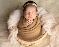 Image 3 of Baby headbands set beige