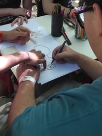 Image 5 of 2 ALKALMAS RISO ZINE MŰHELY: Hurrikan press X Rajzszakkör Dotyával