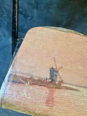 Image of painting chair - windmill