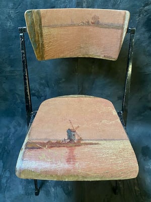 Image of painting chair - windmill