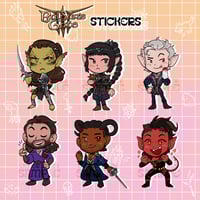 Image 1 of Baldur's Gate 3 stickers