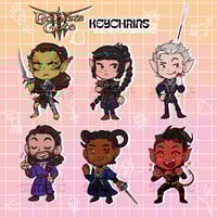 Image 1 of (PREORDER) Baldur's Gate 3 keychains