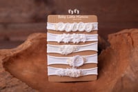 Image 1 of Baby headbands set white