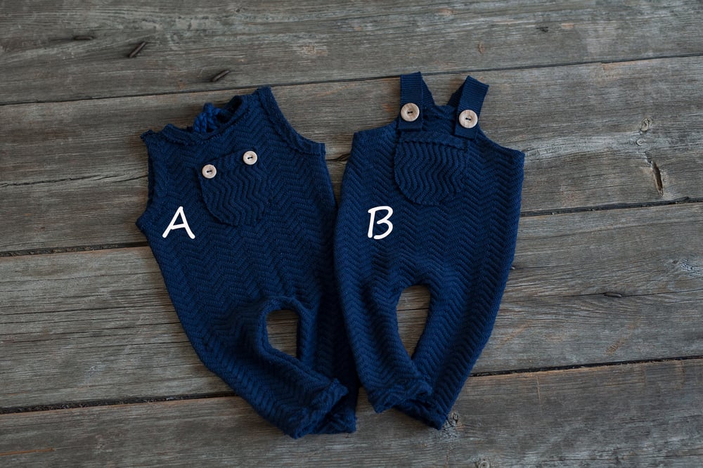 Image of BENJAMIN ROMPER- NEWBORN SIZE