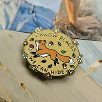 Image 2 of I Know Places Enamel Pin