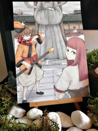 Image 2 of Print A4 "Un hiver au temple" 