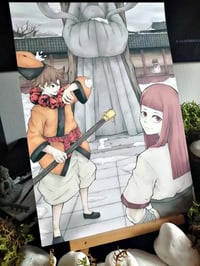 Image 1 of Print A4 "Un hiver au temple" 