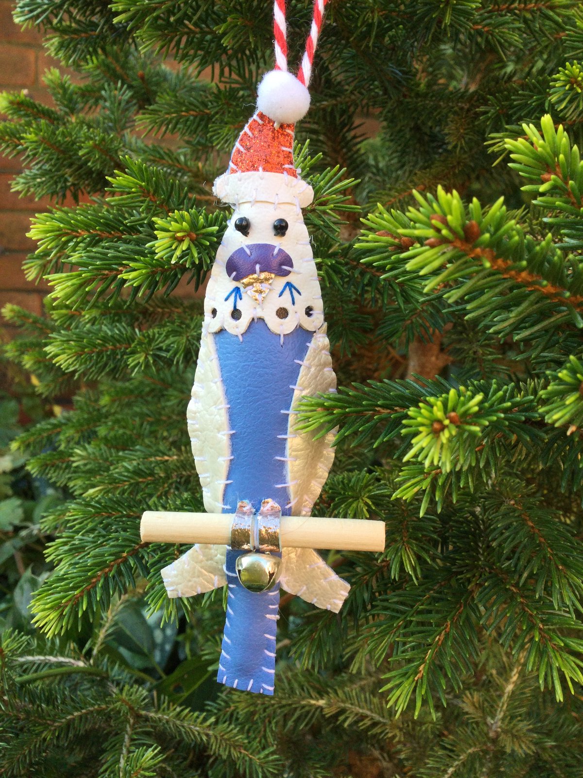 Image of Budgerigar Christmas Tree Decorations