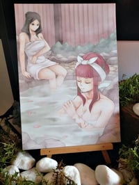 Image 1 of Print A4 "Source d'eau chaude"