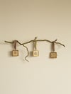 Hanging Frame - Honesty Pod - Small brass frame botanical print