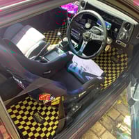 Image 2 of Yellow Checker Floor Mats 